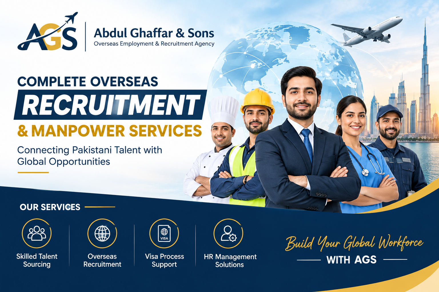 Complete Overseas Recruitment and Manpower Services by Abdul Ghaffar & Sons