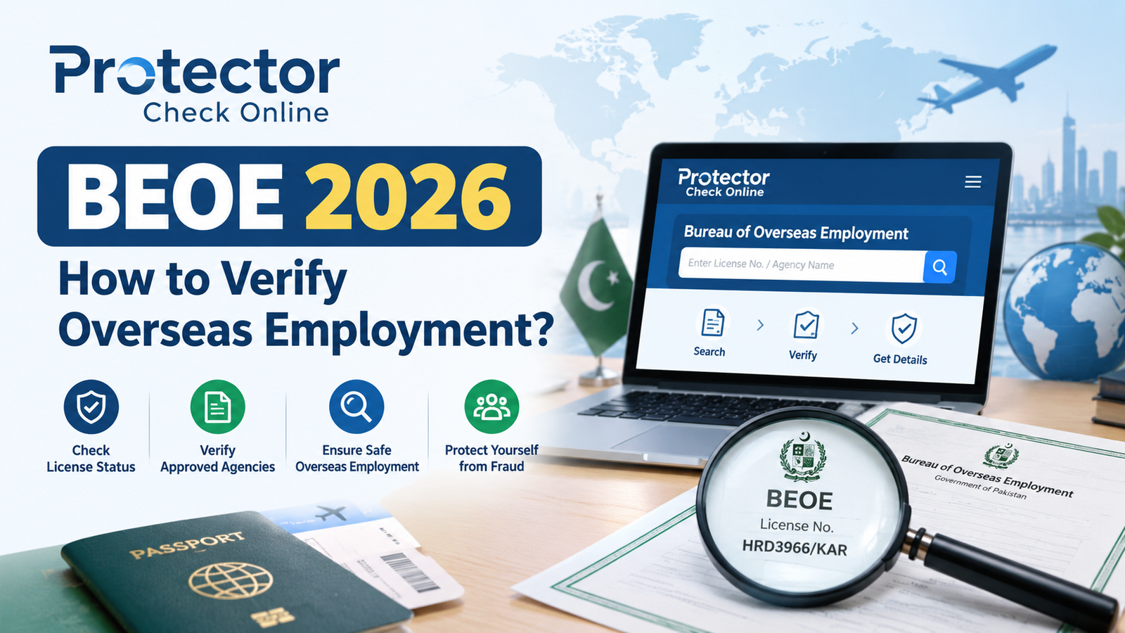 Protector Check Online BEOE 2026 - How to Verify Overseas Employment?