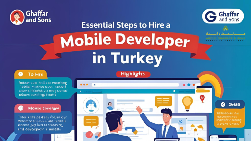 Ghaffar and sons helps in hiring for turkey mobile developer