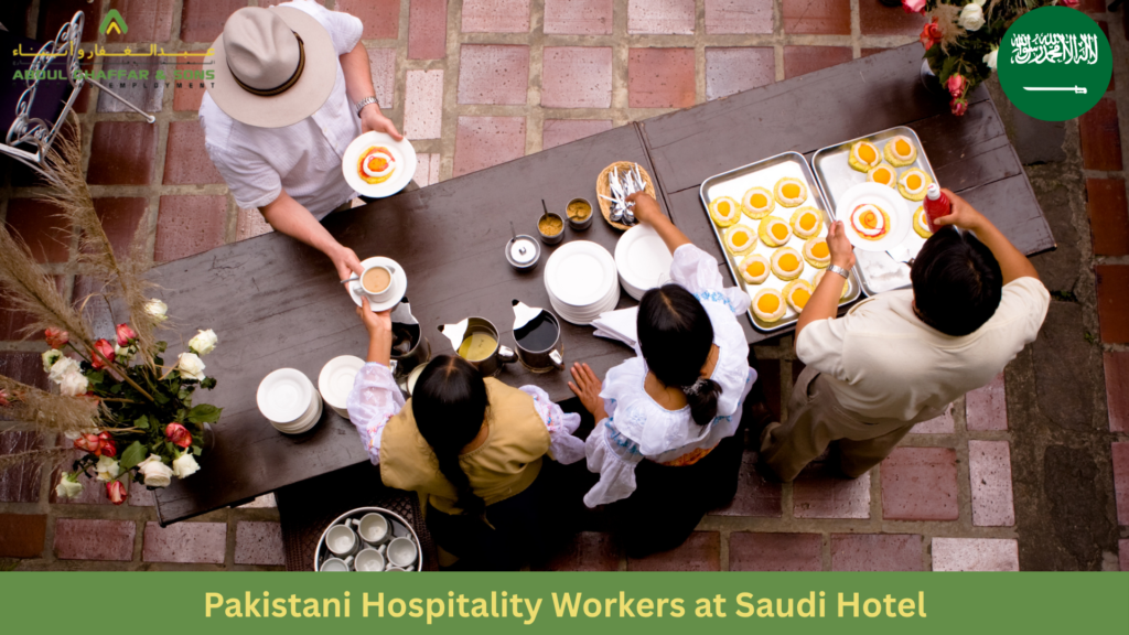Pakistani Hospitality Workers at Saudi Hotel