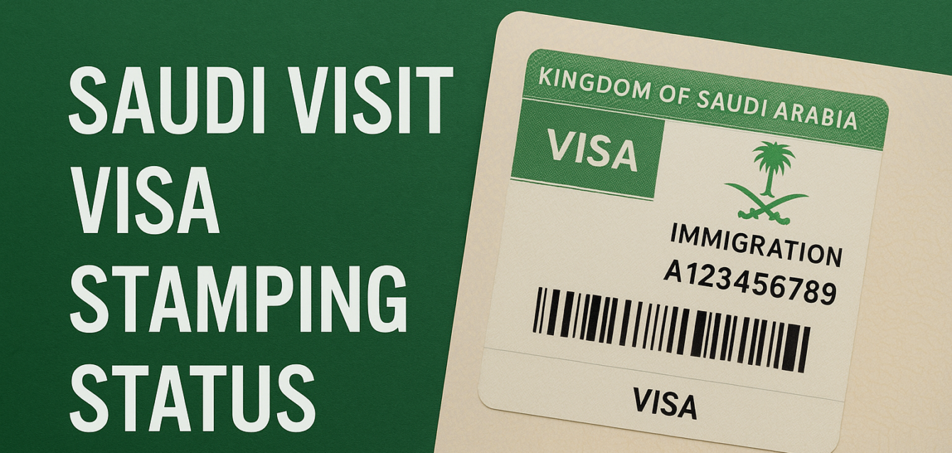 saudi visit visa stamping status