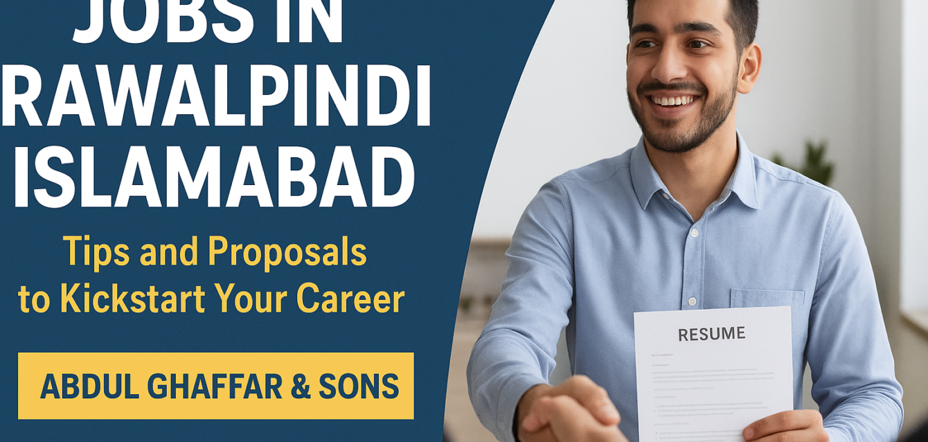 jobs in rawalpindi islamabad