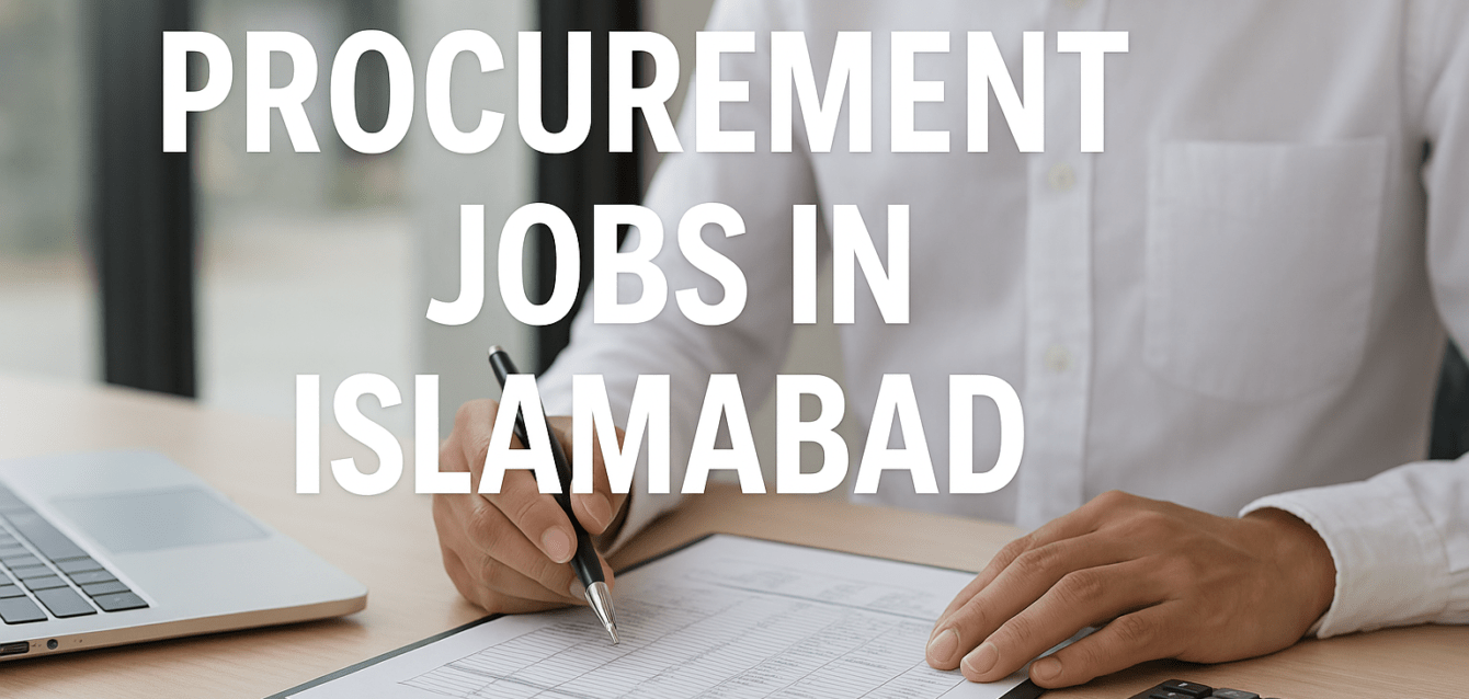 procurement jobs in islamabad