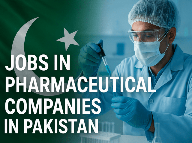 jobs in pharmaceutical companies in pakistan